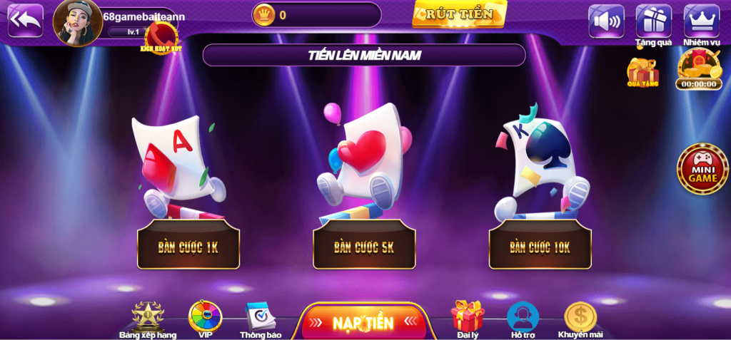 Luật chơi Tiến Lên Miền Nam tại 68 game bài cơ bản nhất